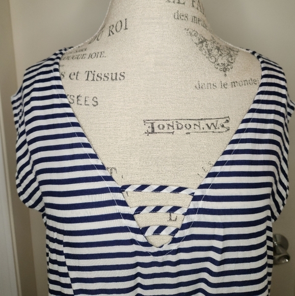 Stripe Beach Cover-Up Dress - Picture 5 of 10